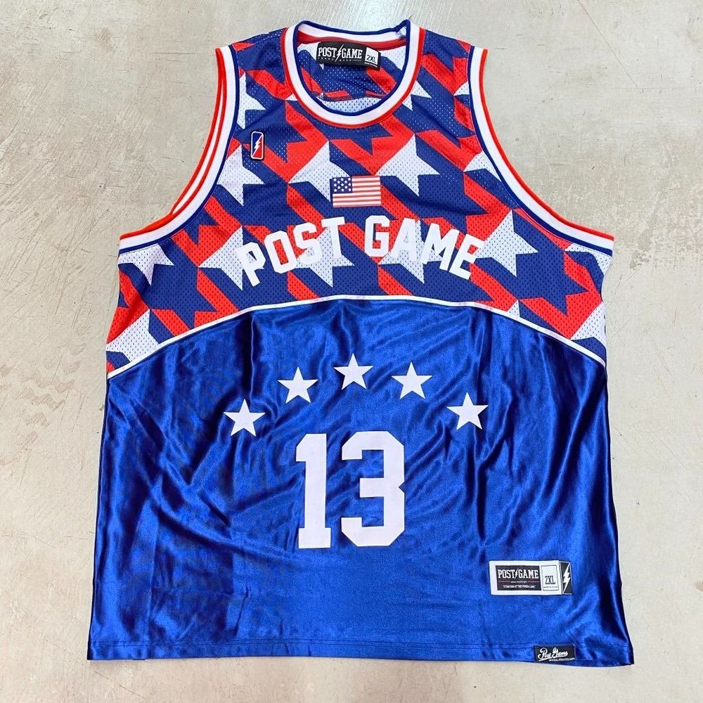 Post Game USA Basketball #13 Jersey  2XL